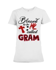 Blessed To Be Called Gram - Red Premium Fit Ladies Tee tile