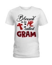 Blessed To Be Called Gram - Red Ladies T-Shirt tile