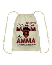 Mom And Amma Rock Them Both - B2 Drawstring Bag tile