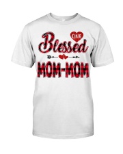 Blessed Mom-Mom - Red Classic T-Shirt front
