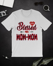 Blessed Mom-Mom - Red Classic T-Shirt lifestyle-mens-crewneck-front-16