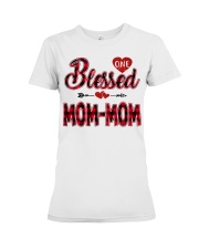 Blessed Mom-Mom - Red Premium Fit Ladies Tee tile
