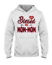 Blessed Mom-Mom - Red Hooded Sweatshirt tile