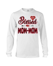 Blessed Mom-Mom - Red Long Sleeve Tee tile