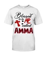 Blessed To Be Called Amma - Red Classic T-Shirt front