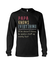 Papa Knows Everything - H Long Sleeve Tee tile