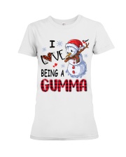 I Love Being A Gumma - Xmas Premium Fit Ladies Tee tile