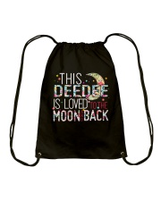 This DEEDEE Is Loved To The Moon And Back Drawstring Bag tile
