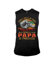 Being A Papa Is Priceless Sleeveless Tee tile