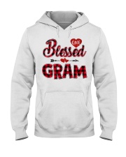 Blessed Gram - Red Hooded Sweatshirt tile