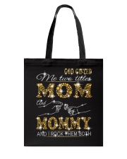 Mom And Mommy - Bling M Tote Bag tile