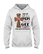 Mom Then A Gee - Cross 2 Hooded Sweatshirt tile