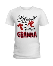 Blessed To Be Called Granna - Red Ladies T-Shirt tile
