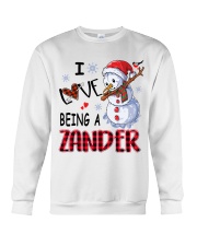 I Love Being A Zander - Xmas Crewneck Sweatshirt tile