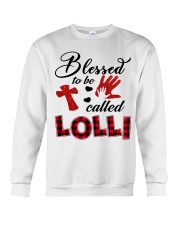 Blessed To Be Called Lolli - Red Crewneck Sweatshirt tile