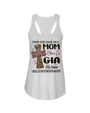 Mom Then A Gia - Cross Ladies Flowy Tank tile