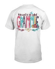 Blessed To Be Called Grammie - Art Classic T-Shirt back
