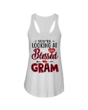 One Blessed Gram - Red Ladies Flowy Tank tile
