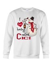 I Love Being Called Cici - Xmas Crewneck Sweatshirt tile