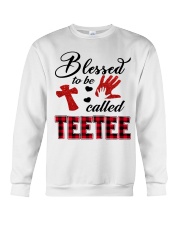 Blessed To Be Called Teetee - Red Crewneck Sweatshirt tile
