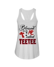 Blessed To Be Called Teetee - Red Ladies Flowy Tank tile