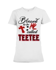 Blessed To Be Called Teetee - Red Premium Fit Ladies Tee tile