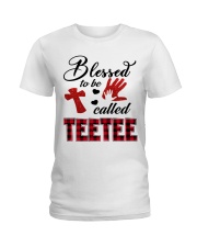 Blessed To Be Called Teetee - Red Ladies T-Shirt tile