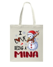 I Love Being A Mina - Xmas Tote Bag tile