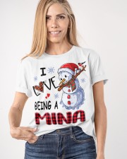 I Love Being A Mina - Xmas Classic T-Shirt apparel-classic-tshirt-lifestyle-front-100