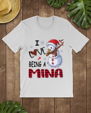 I Love Being A Mina - Xmas Classic T-Shirt lifestyle-mens-crewneck-front-18