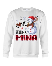 I Love Being A Mina - Xmas Crewneck Sweatshirt tile