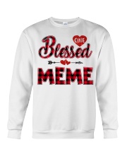 Blessed Meme - Red Crewneck Sweatshirt tile