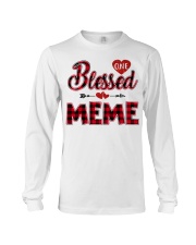 Blessed Meme - Red Long Sleeve Tee tile