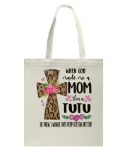 Mom Then A Tutu - Cross 2 Tote Bag tile