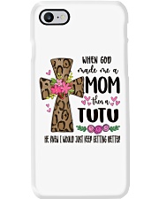 Mom Then A Tutu - Cross 2 Phone Case tile