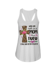 Mom Then A Tutu - Cross 2 Ladies Flowy Tank tile