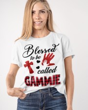 Blessed To Be Called Gammie - Red Classic T-Shirt apparel-classic-tshirt-lifestyle-front-100