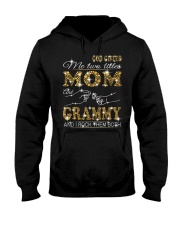 Mom And Grammy - Bling M Hooded Sweatshirt tile