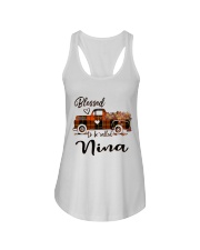 Blessed To Be Called Nina - Autumn Ladies Flowy Tank tile