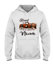 Blessed To Be Called Nina - Autumn Hooded Sweatshirt tile