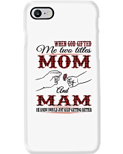 Mom And Mam - H Phone Case tile