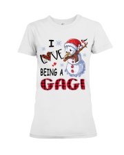 I Love Being A Gagi - Xmas Premium Fit Ladies Tee tile