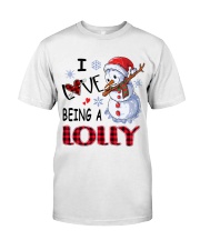 I Love Being A Lolly - Xmas Classic T-Shirt front