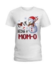 I Love Being A Mom-O - Xmas Ladies T-Shirt tile