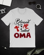 Blessed To Be Called Oma - Red Classic T-Shirt lifestyle-mens-crewneck-front-16