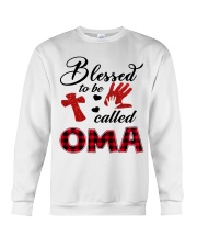 Blessed To Be Called Oma - Red Crewneck Sweatshirt tile