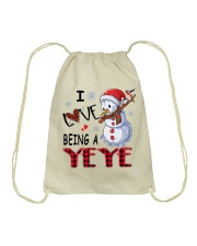 I Love Being A Yeye - Xmas Drawstring Bag tile