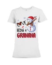 I Love Being A Granana - Xmas Premium Fit Ladies Tee tile