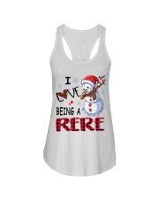 I Love Being A Rere - Xmas Ladies Flowy Tank tile