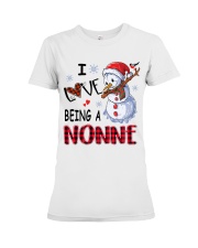 I Love Being A Nonne - Xmas Premium Fit Ladies Tee tile